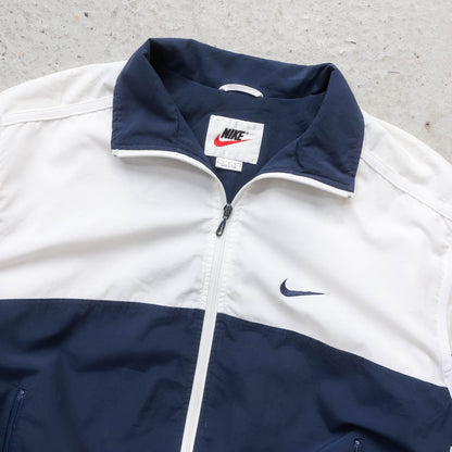 Nike Mini Swoosh Two-Tone Windbreaker Jacket - 90s (L)