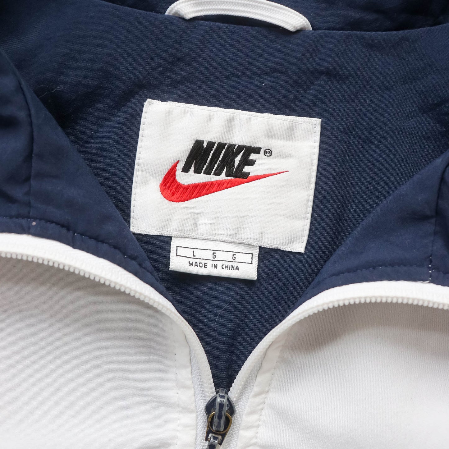 Nike Mini Swoosh Two-Tone Windbreaker Jacket - 90s (L)