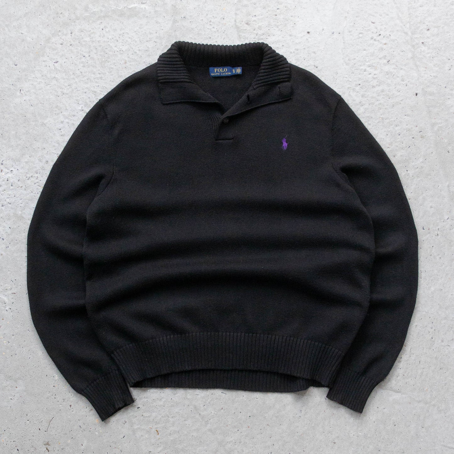 Polo Ralph Lauren Henley Knit Sweater - 2000s (XL)