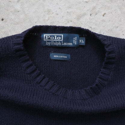 Polo Ralph Lauren Heavy Knit Sweater - 90s (XL)