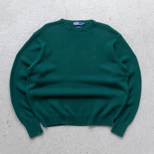 Polo Ralph Lauren Heavy Knit Sweater - 90s (XXL)