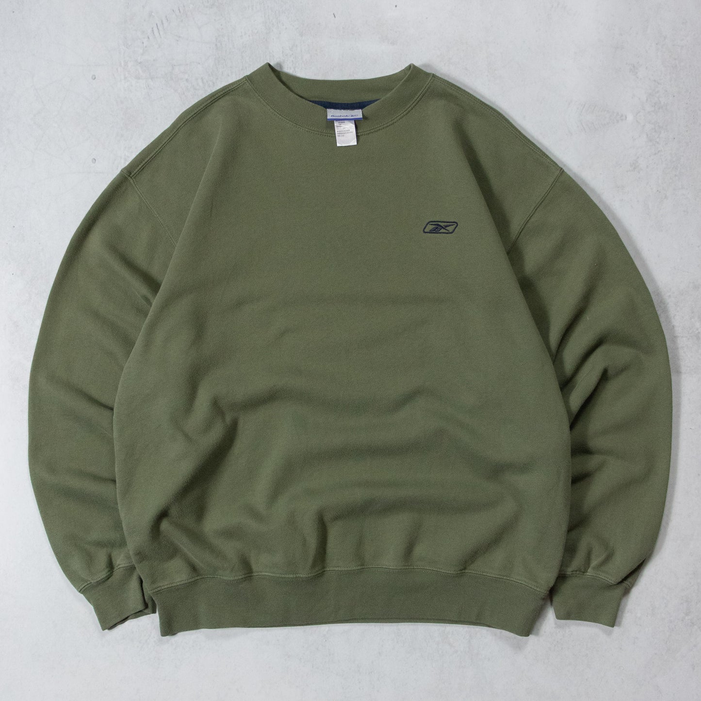 Vintage 90s Reebok Embroidered Logo Sweatshirt - L