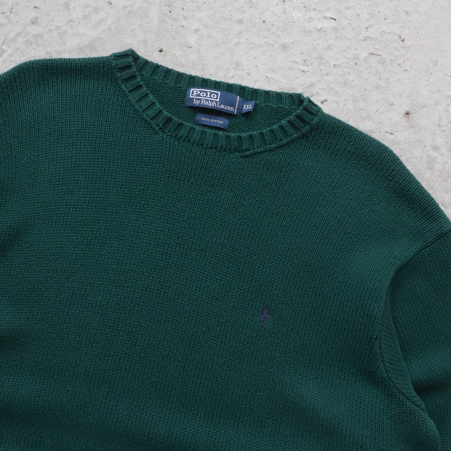 Polo Ralph Lauren Heavy Knit Sweater - 90s (XXL)