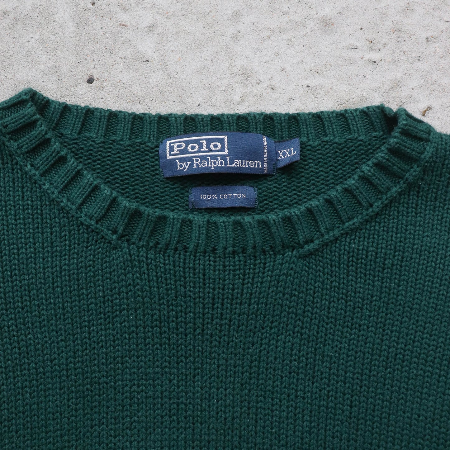 Polo Ralph Lauren Heavy Knit Sweater - 90s (XXL)