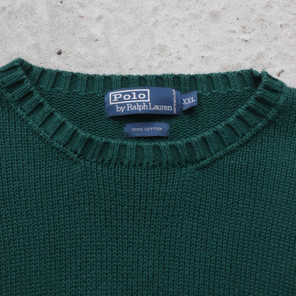 Polo Ralph Lauren Heavy Knit Sweater - 90s (XXL)