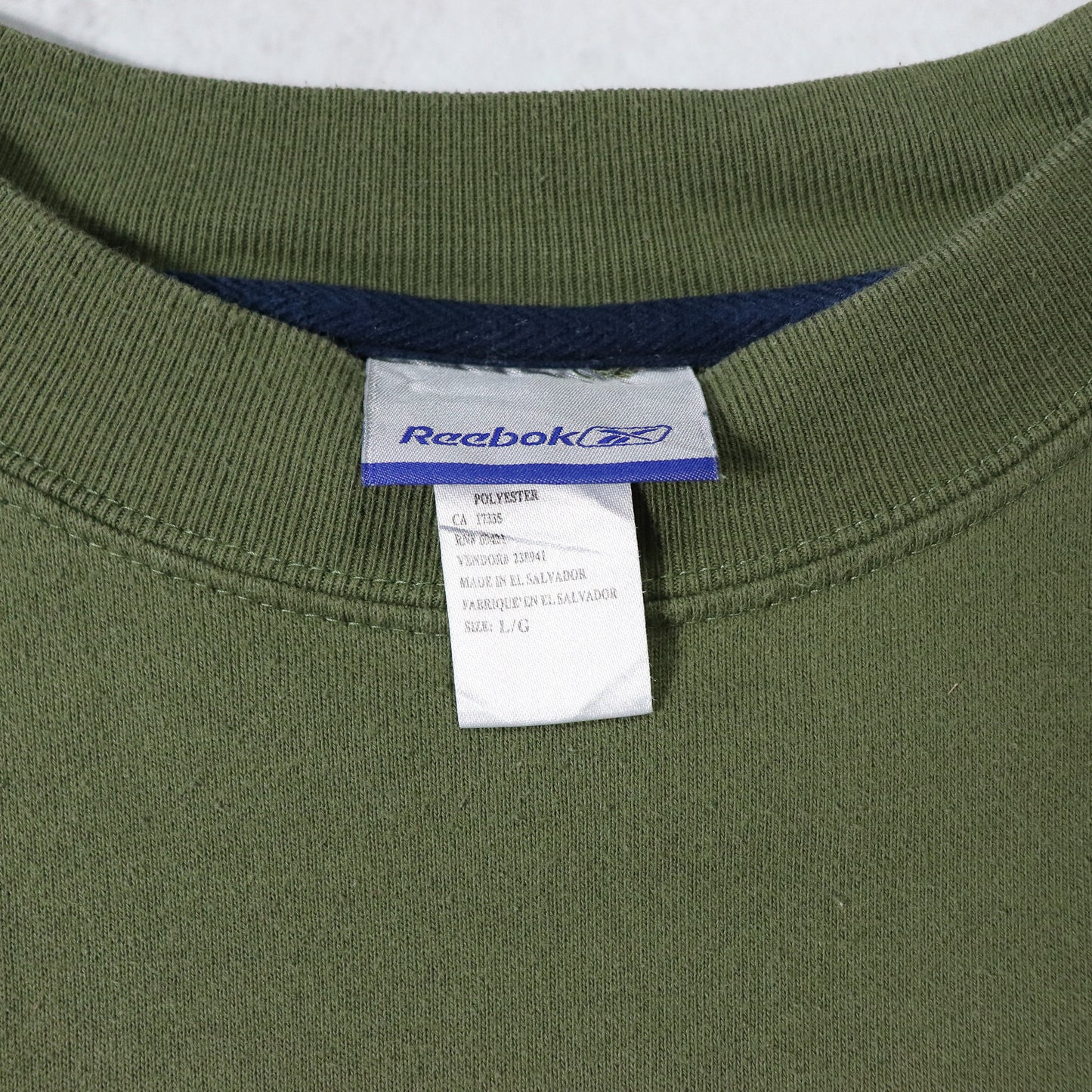 Vintage 90s Reebok Embroidered Logo Sweatshirt - L