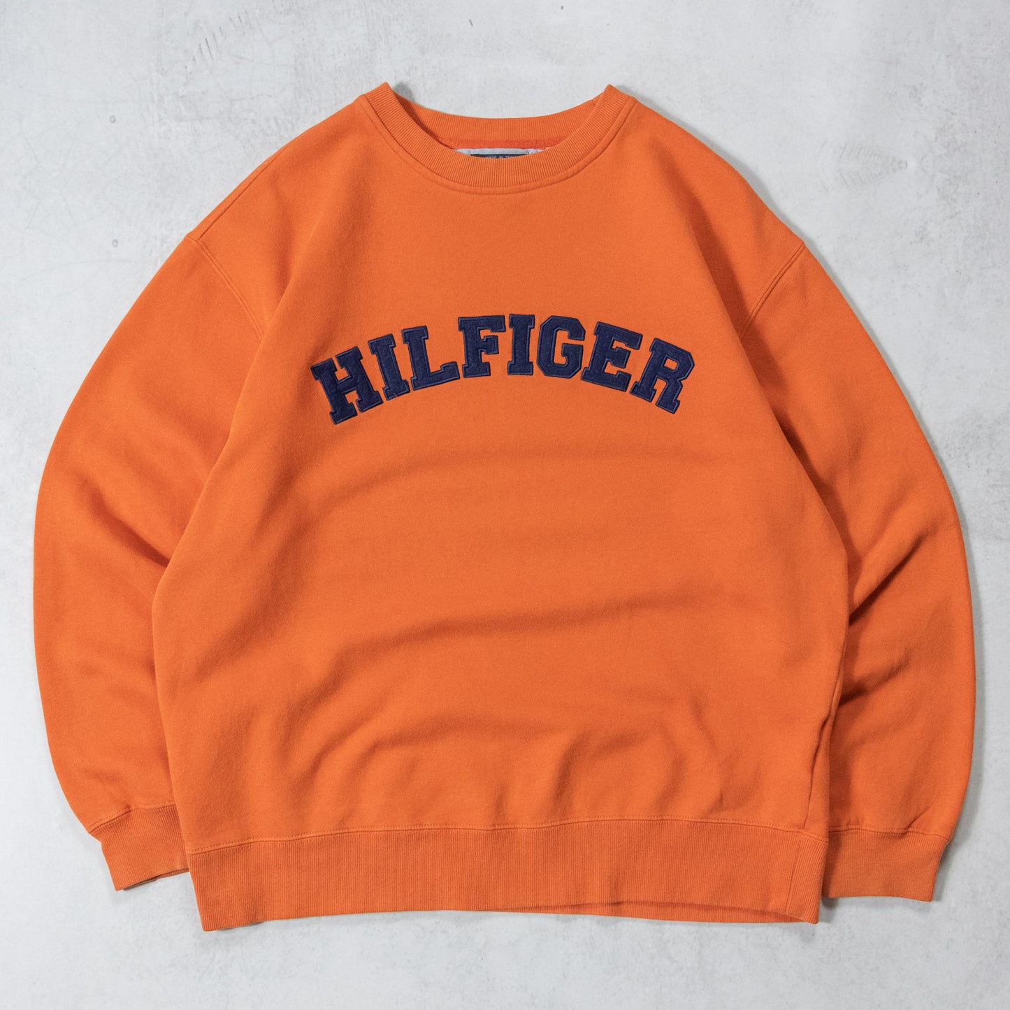 Vintage 90s Tommy Hilfiger Spellout Sweatshirt - M