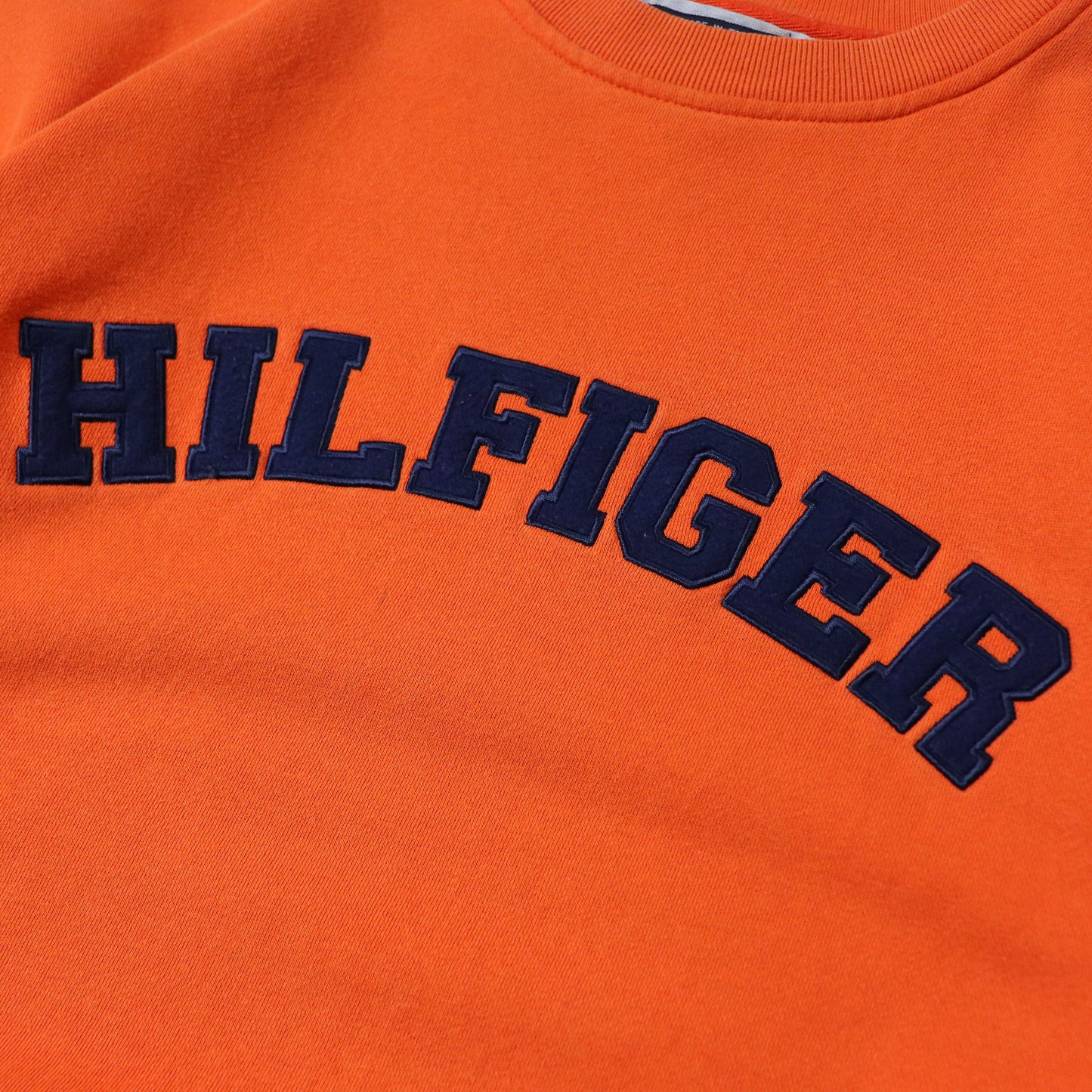 Vintage 90s Tommy Hilfiger Spellout Sweatshirt - M