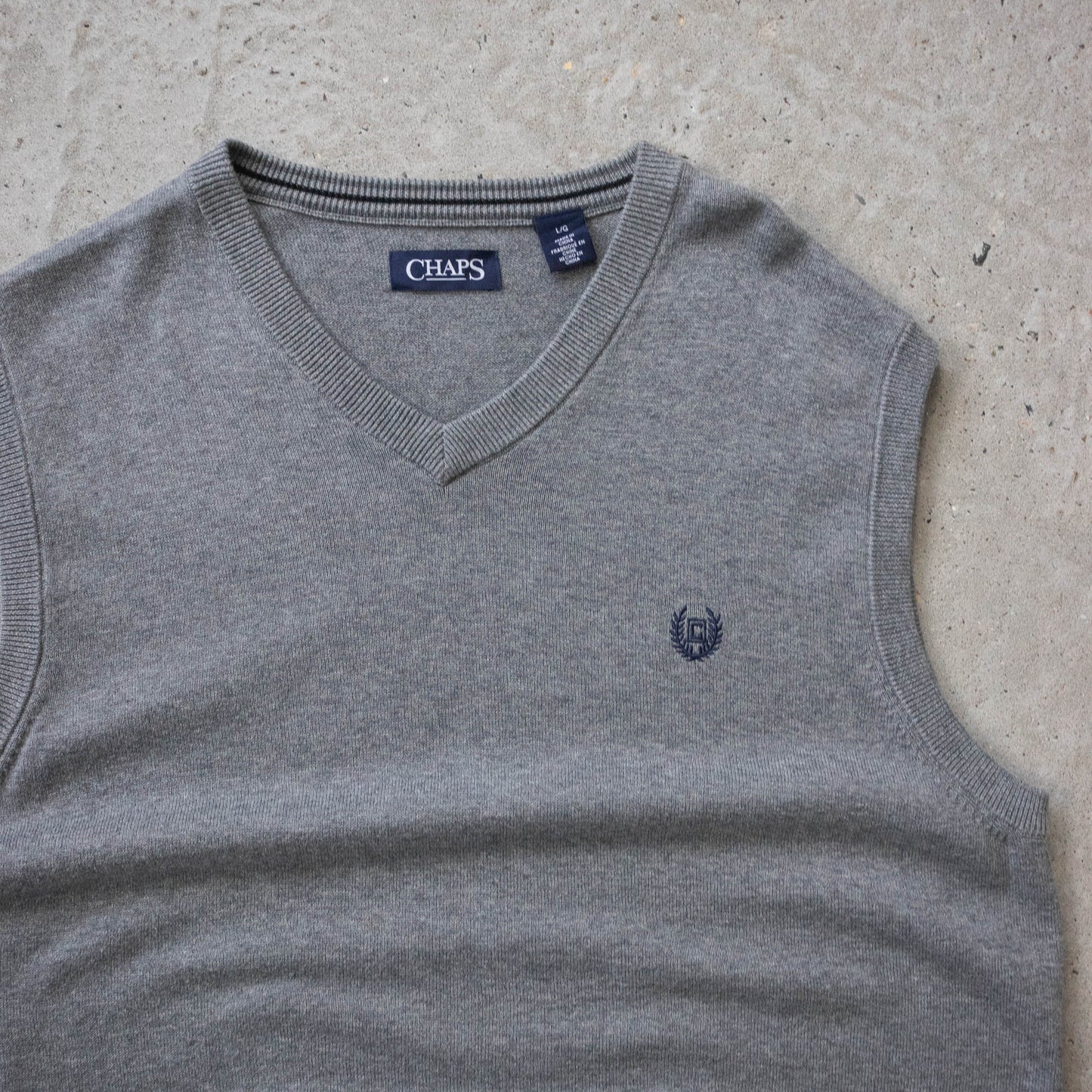 Vintage 2000s Chaps Ralph Lauren Knit Sweater Vest - L