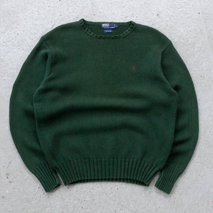 Polo Ralph Lauren Heavy Knit Sweater - 90s (L)