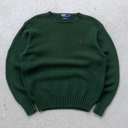 Polo Ralph Lauren Heavy Knit Sweater - 90s (L)