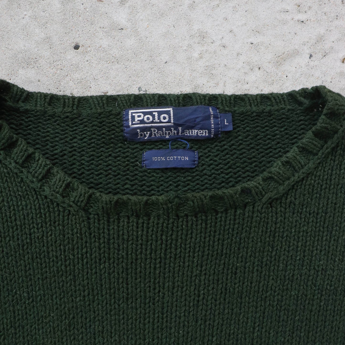 Polo Ralph Lauren Heavy Knit Sweater - 90s (L)