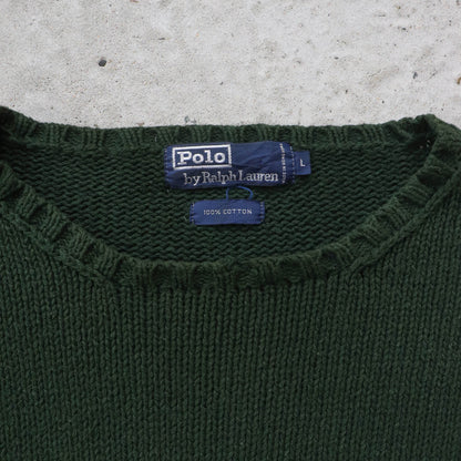 Polo Ralph Lauren Heavy Knit Sweater - 90s (L)