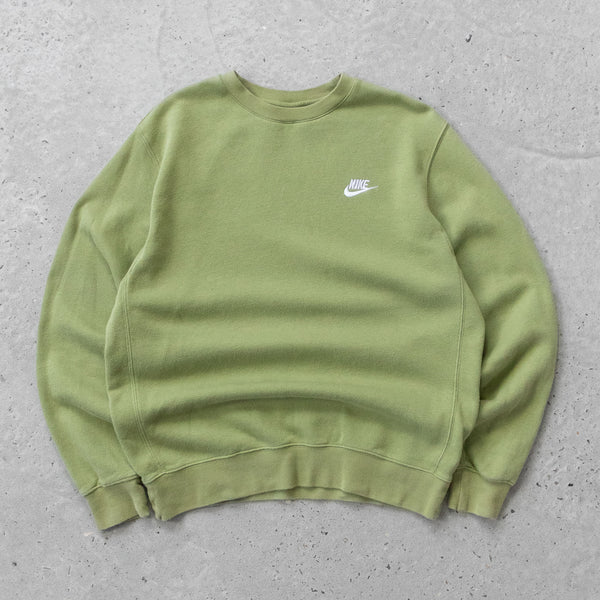 Vintage 2000s Nike Swoosh Embroidered Sweatshirt - M