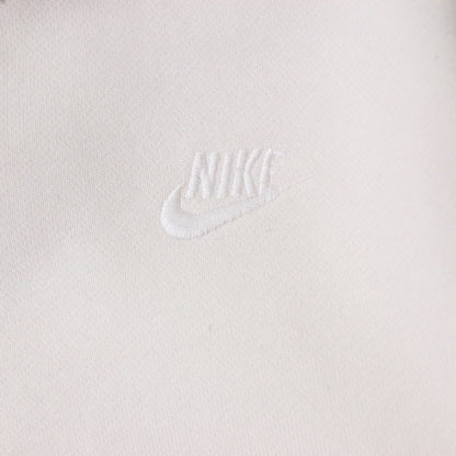 Vintage Nike Mini Swoosh Cream Hoodie - S