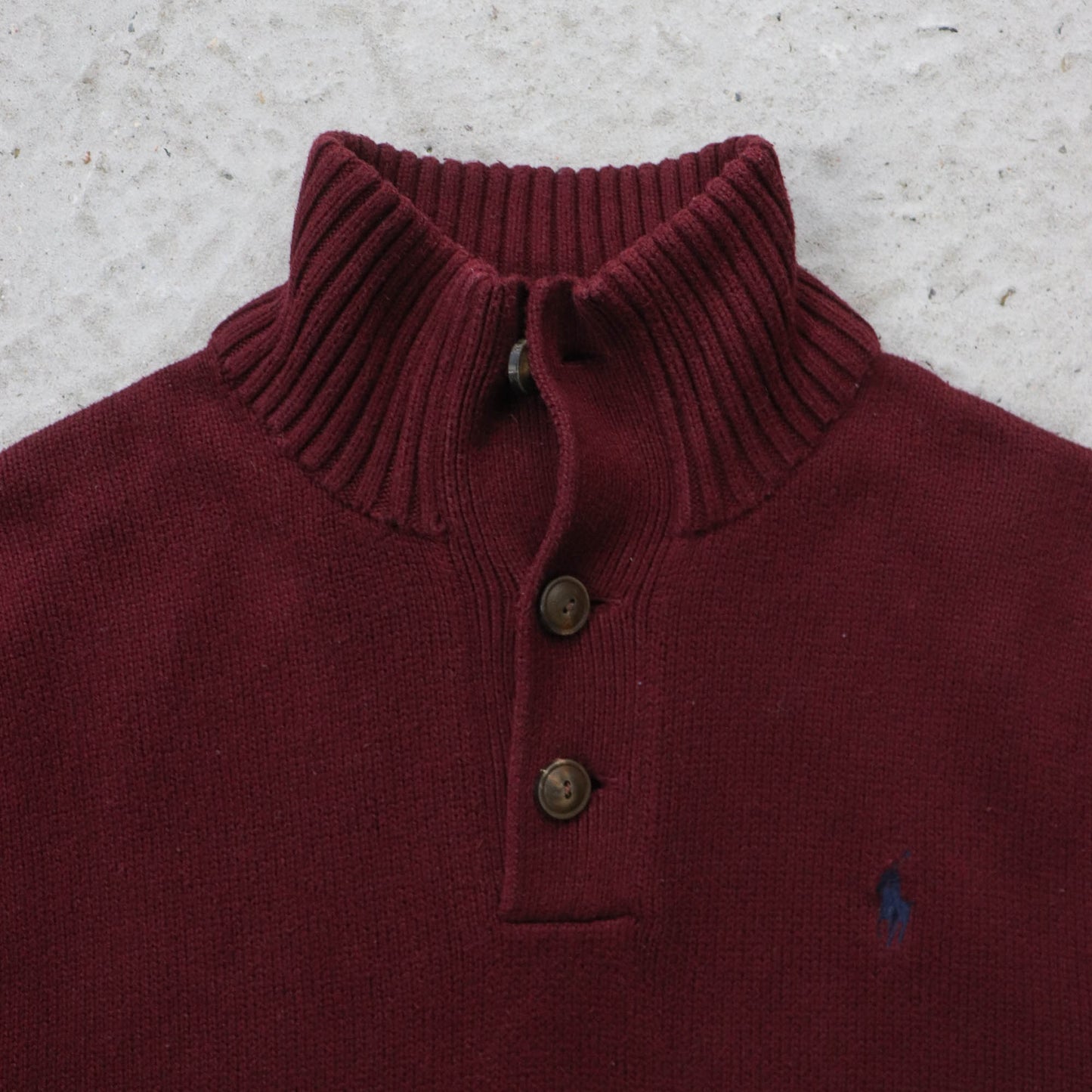 Polo Ralph Lauren Henley Knit Sweater - 2000s (S)