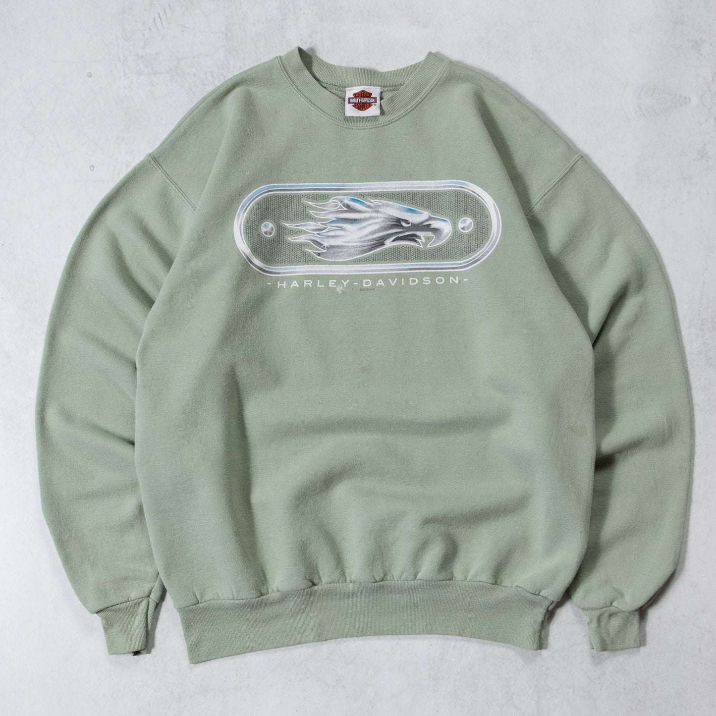 Vintage Harley Davidson Chrome Eagle Sweatshirt - M