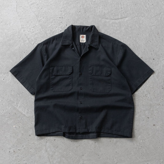 Vintage 2000s Dickies Cropped Button Up Shirt - L