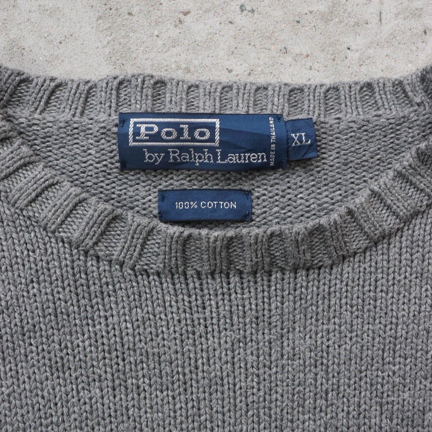 Polo Ralph Lauren Heavy Knit Sweater - 90s (XL)