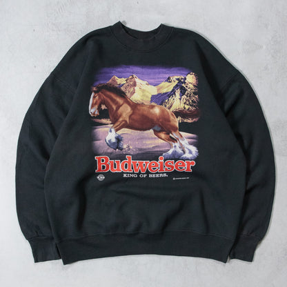 Vintage 1993 Budweiser King of Beers Sweatshirt - XL