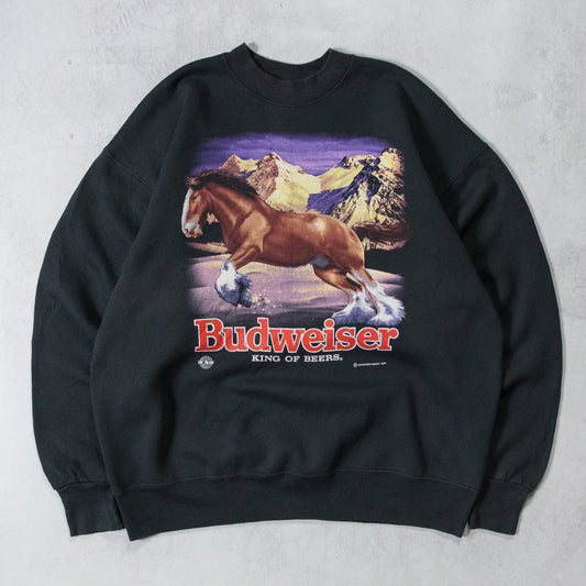 Vintage 1993 Budweiser King of Beers Sweatshirt - XL