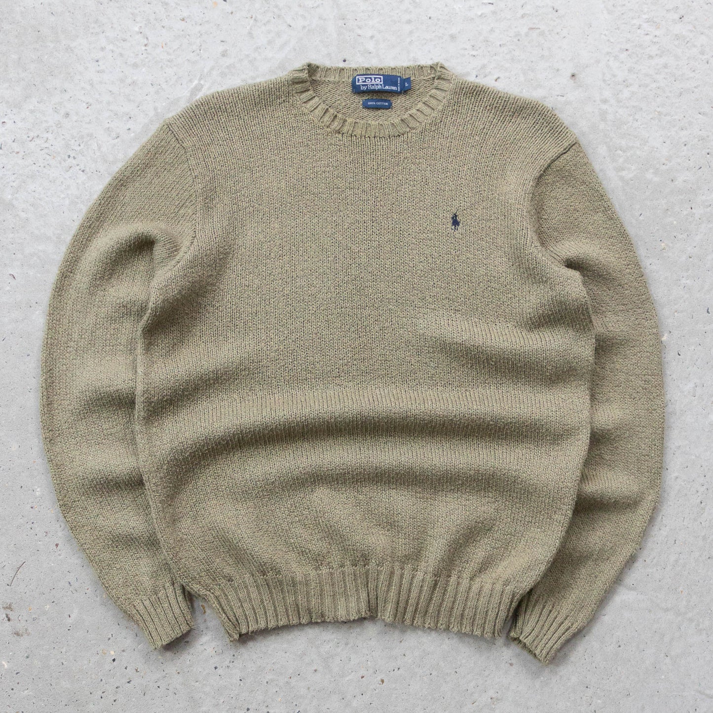 Polo Ralph Lauren Heavy Knit Sweater - 90s (L)