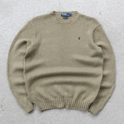 Polo Ralph Lauren Heavy Knit Sweater - 90s (L)