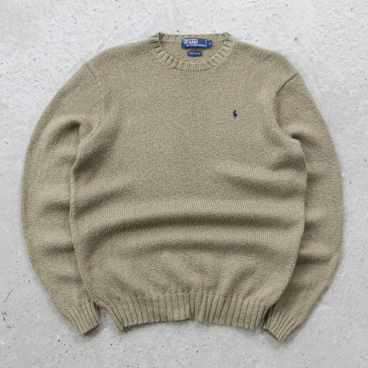 Polo Ralph Lauren Heavy Knit Sweater - 90s (L)