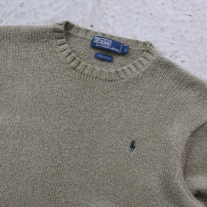 Polo Ralph Lauren Heavy Knit Sweater - 90s (L)