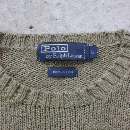 Polo Ralph Lauren Heavy Knit Sweater - 90s (L)
