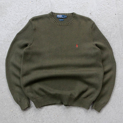 Polo Ralph Lauren Heavy Knit Sweater - 90s (L)