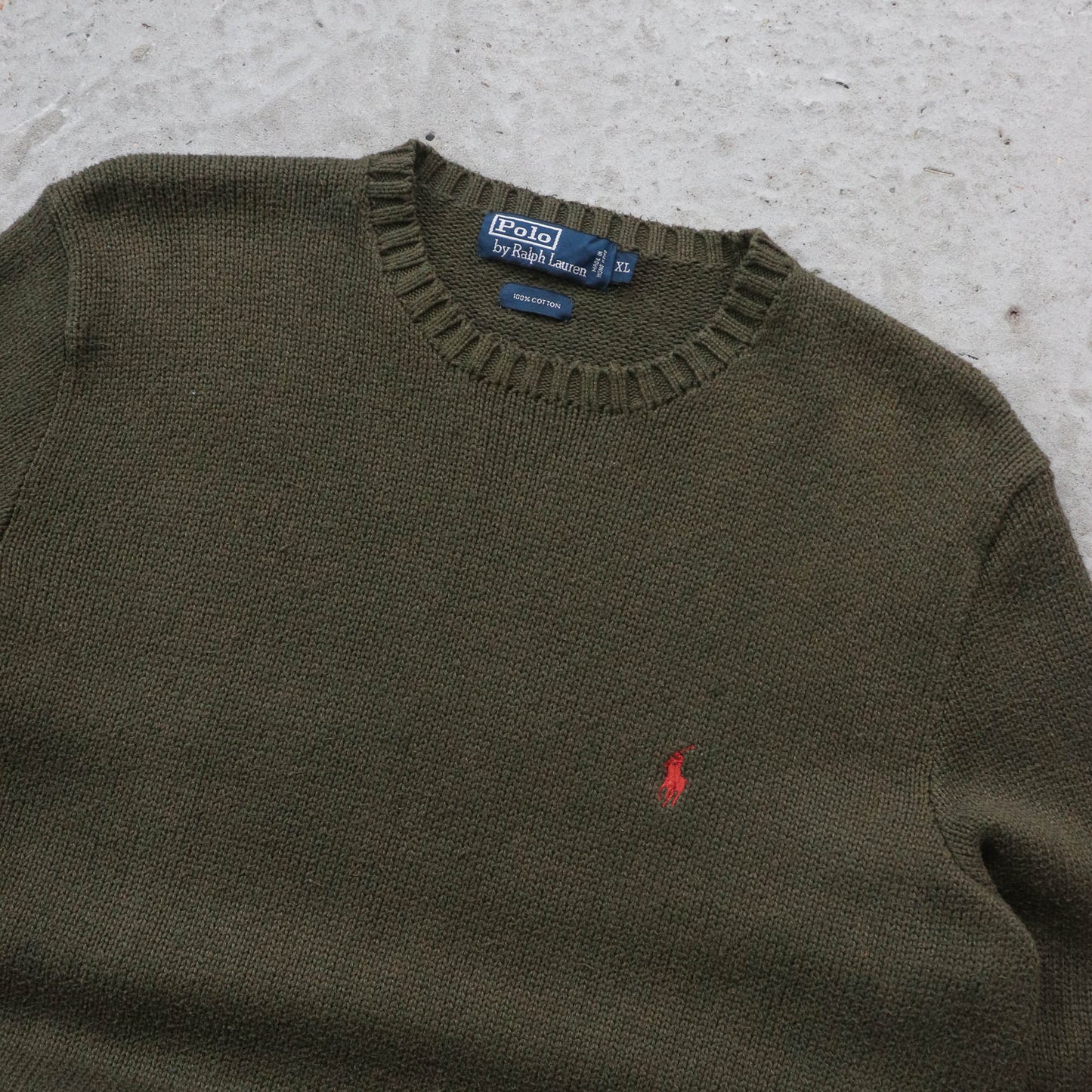 Polo Ralph Lauren Heavy Knit Sweater - 90s (L)