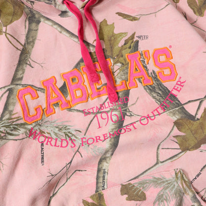 Vintage Cabela's Realtree Pink Camo Hoodie - M