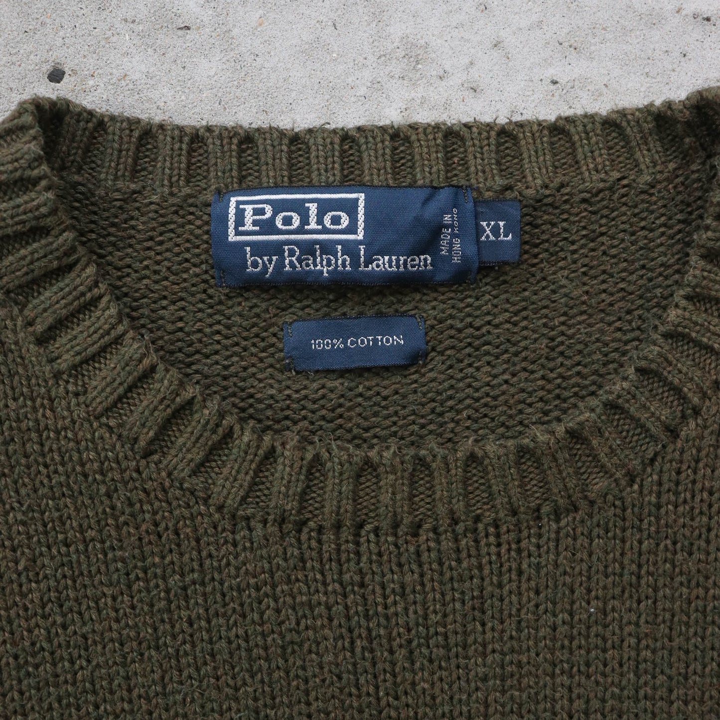 Polo Ralph Lauren Heavy Knit Sweater - 90s (L)