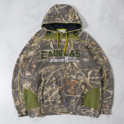 Vintage Cabela's Realtree Camo Hoodie - XL