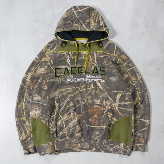 Vintage Cabela's Realtree Camo Hoodie - XL