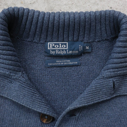 Polo Ralph Lauren Henley Knit Sweater - 2000s (M)