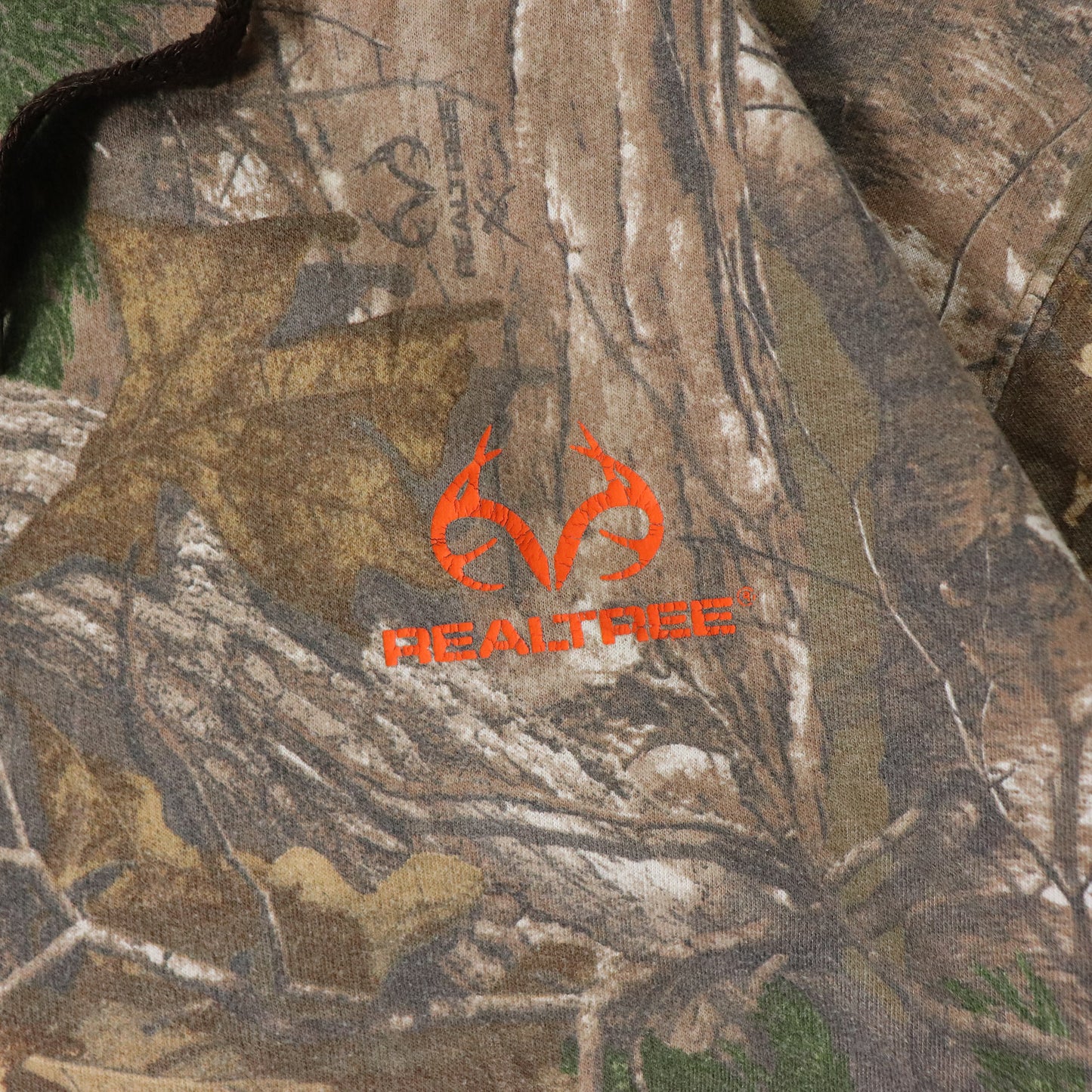 Vintage Realtree Camo Logo Hoodie - L