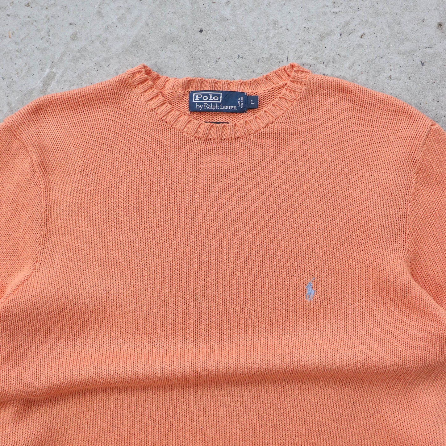 Polo Ralph Lauren Heavy Knit Sweater - 90s (L)