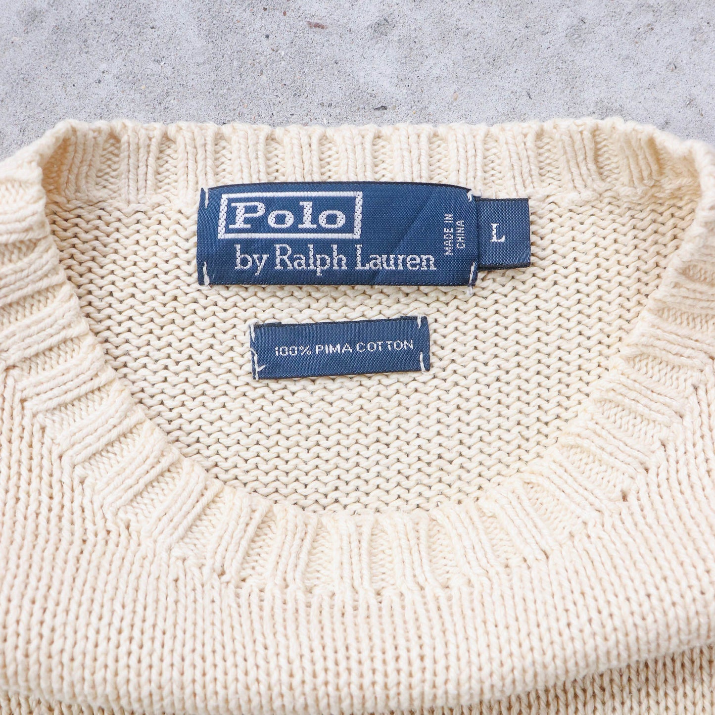 Polo Ralph Lauren Heavy Knit Sweater - 2000s (L)