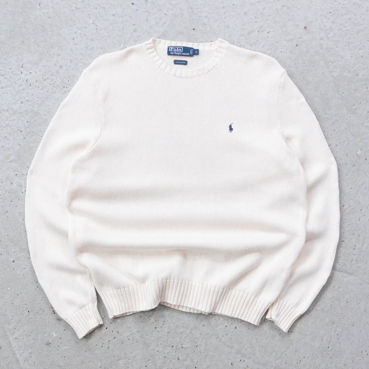 Polo Ralph Lauren Heavy Knit Sweater - 90s (L)