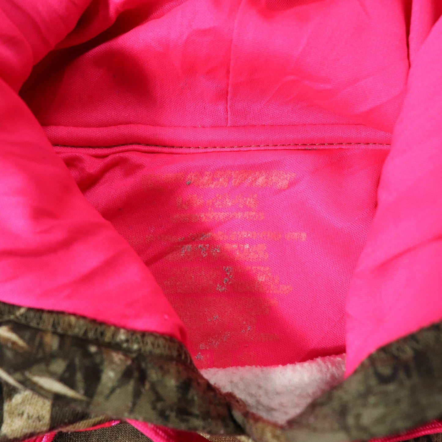 Vintage Realtree Camo Logo Hoodie - L