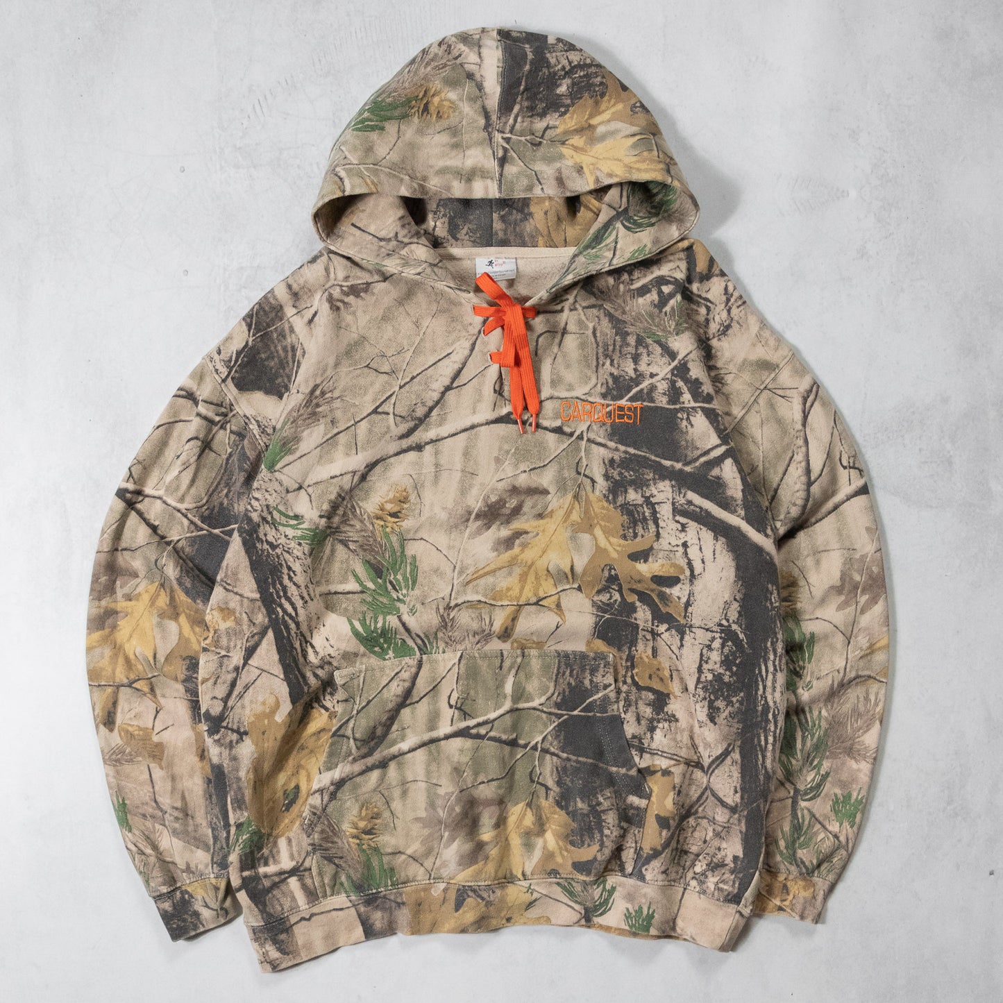 Vintage Realtree Camo Lace-Up Hoodie - XL
