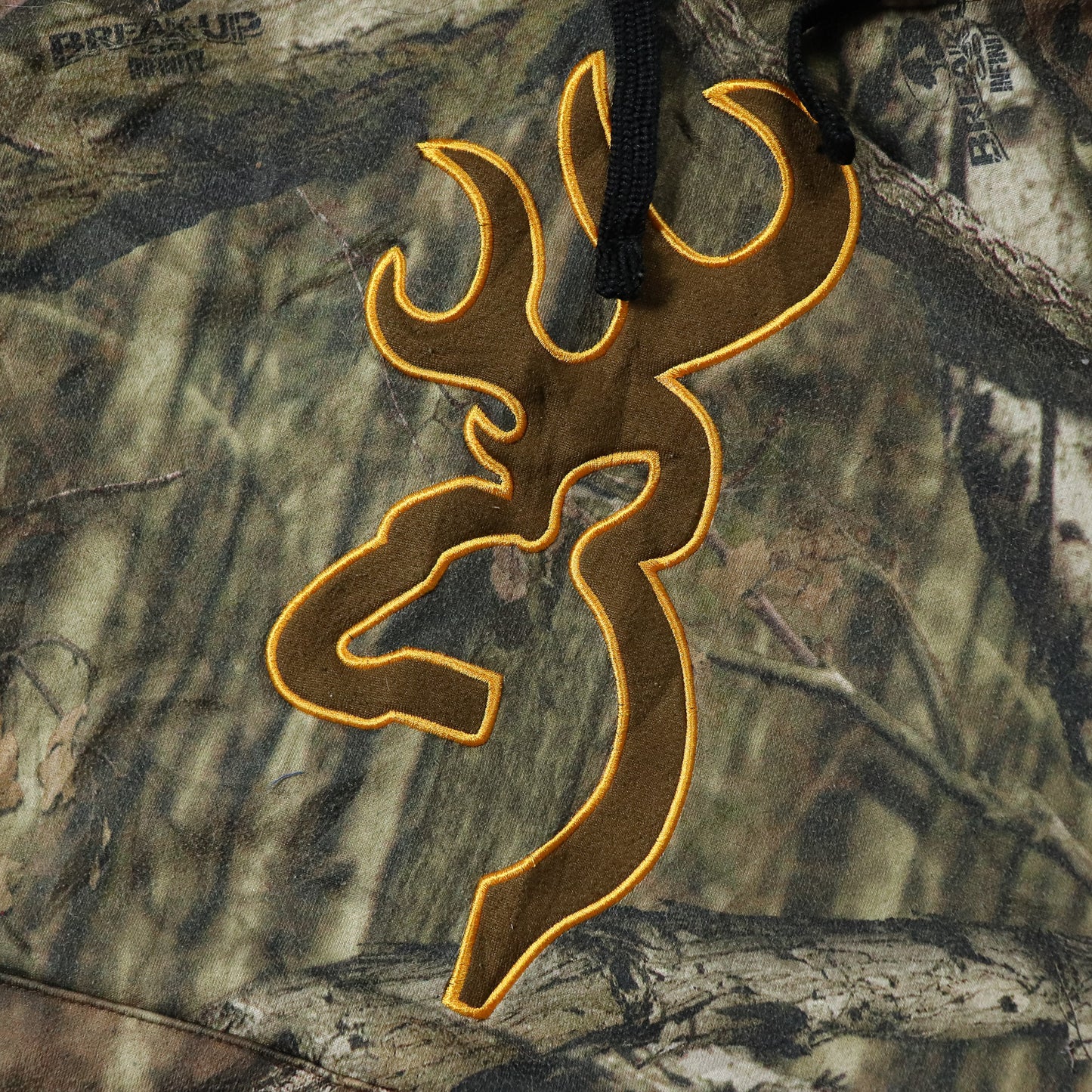 Vintage Browning Realtree Camo Logo Hoodie - L