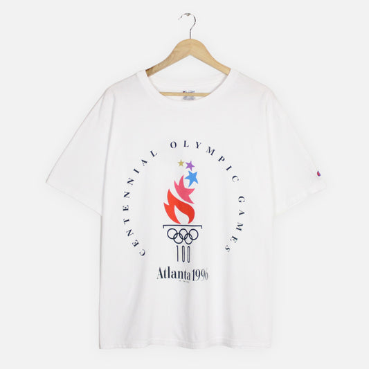 Vintage 1996 Atlanta Olympics Champion Tee - L