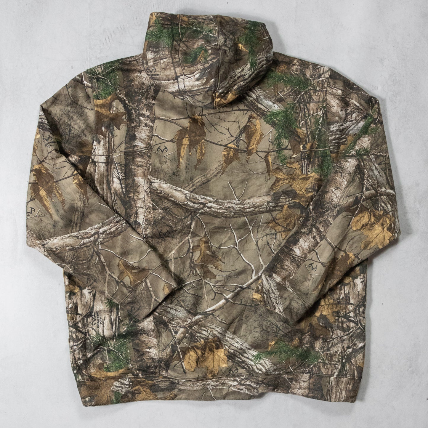 Vintage Magellan Realtree Camo Logo Hoodie - XL