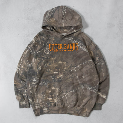 Vintage Outer Banks Realtree Camo Hoodie - M