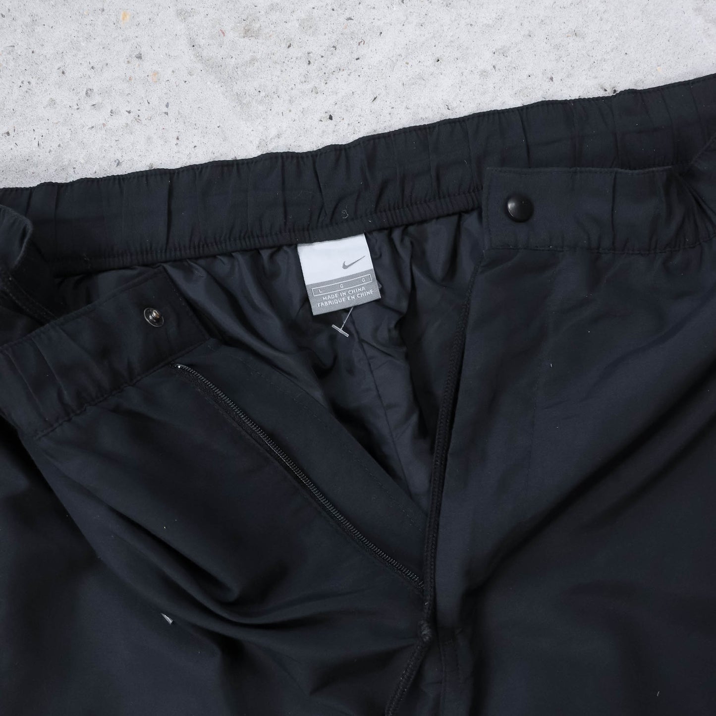 Nike Mini Swoosh Side Stripe Track Pants - 2000s (L)