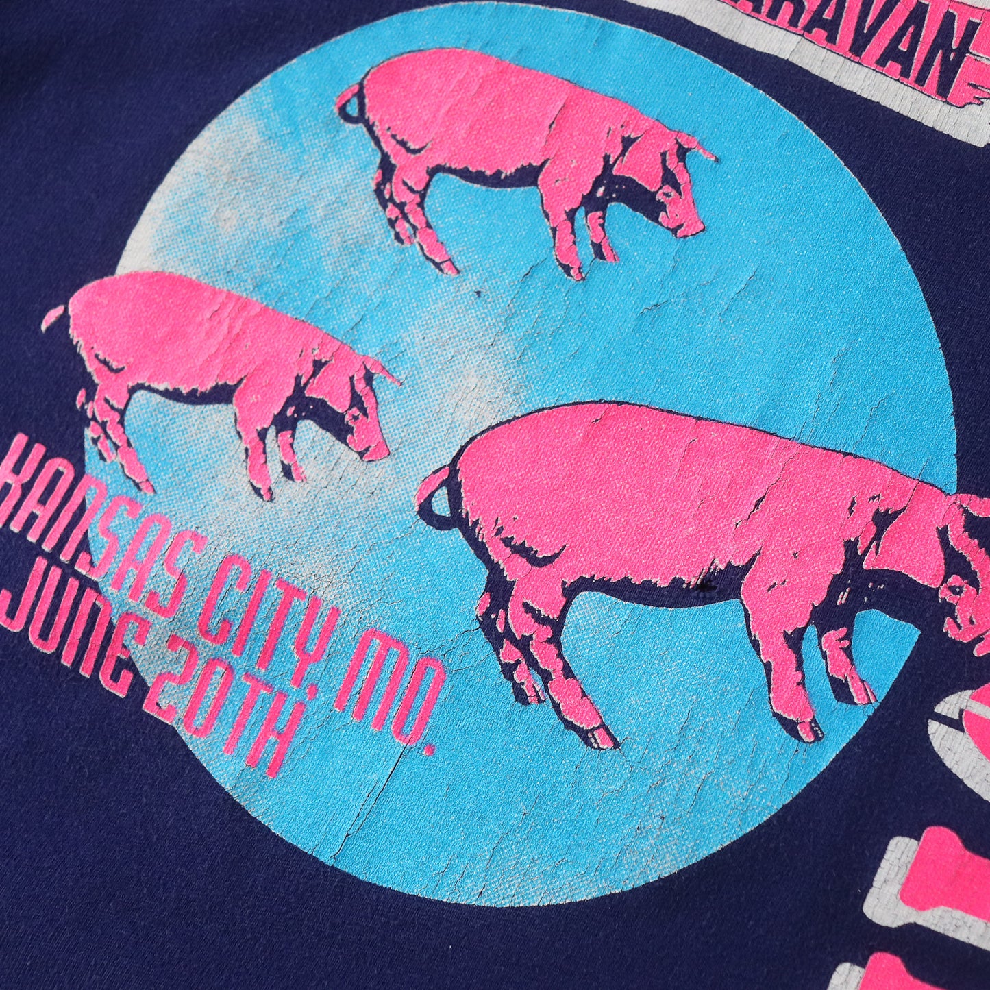 Vintage 1994 Pink Floyd Concert Caravan Tee - XL