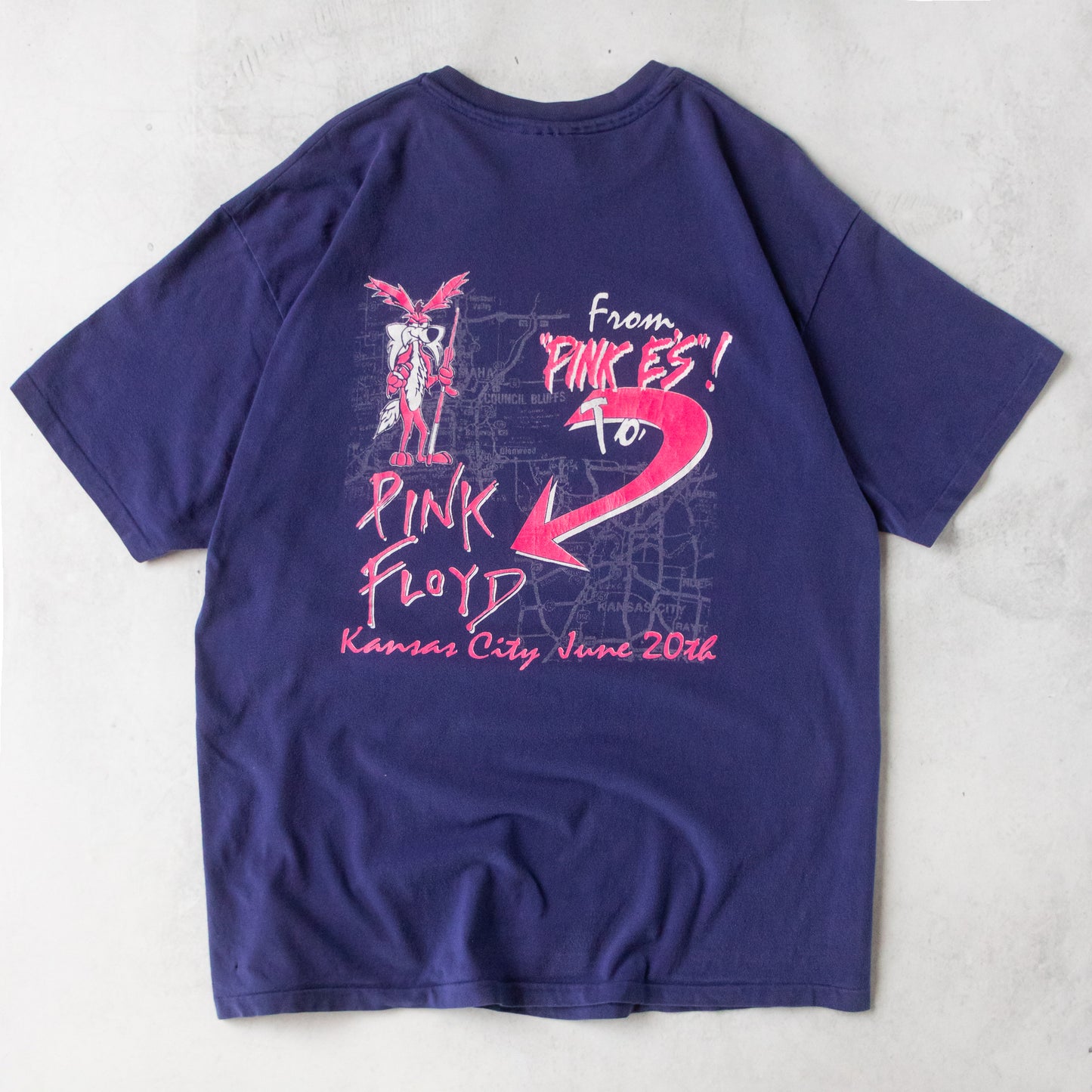 Vintage 1994 Pink Floyd Concert Caravan Tee - XL